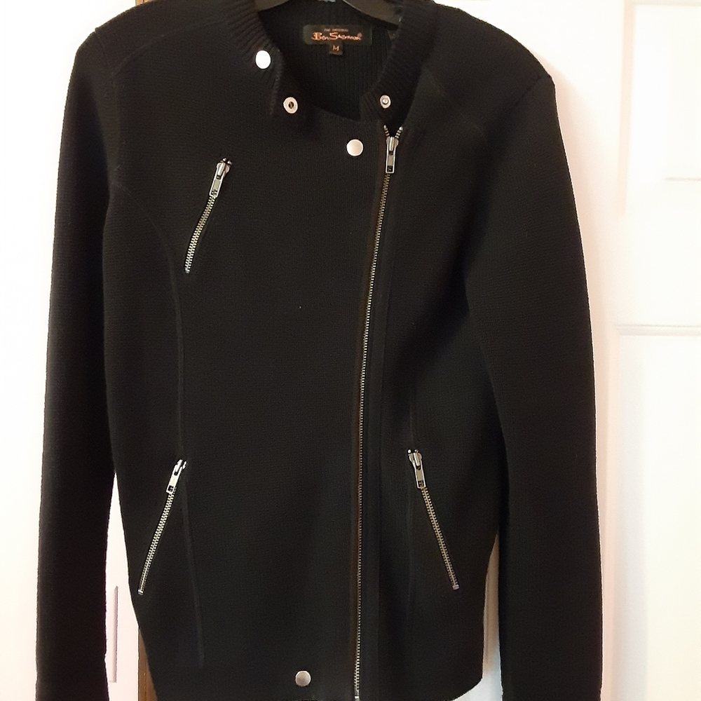 Womens Ben Sherman Zip Down Sweater